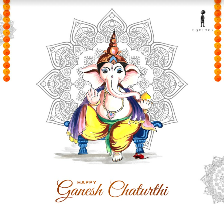 EquinoxFilms's tweet photo. From our family at Equinox, wishing everyone a very Happy Ganesh Chaturthi. May your start always be auspicious and successful.

#GaneshChaturthi #EquinoxFilms #FestivalTime #Festivities

@RamKMadhvani @amita_madhvani #EquinoxFilms @OfficialRMFilms @EquinoxVirtual https://t.co/jhK1ybtlY6