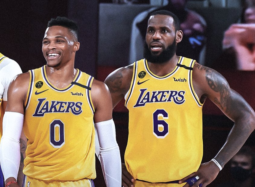 mattsmif's tweet photo. @Bballforeverfb @BenStinar This year’s Lakers can match the Kidd/Nash passing power with LeBron and Westbrook who both could end up in the Top 5 All Time in assists.  Bron could end up number 2 all time and Westbrook could end up 3rd or 4th. Plus Rondo off the bench is Top 15. https://t.co/F5SM8yqqfm