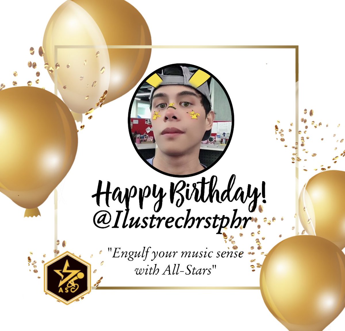 AllStarsCast_'s tweet photo. Happy Birthday!🎉 
To Yael of ASC✨
⭐️@ilustrechrstphr 

#AllStarsCast https://t.co/tsP9iPQL8o