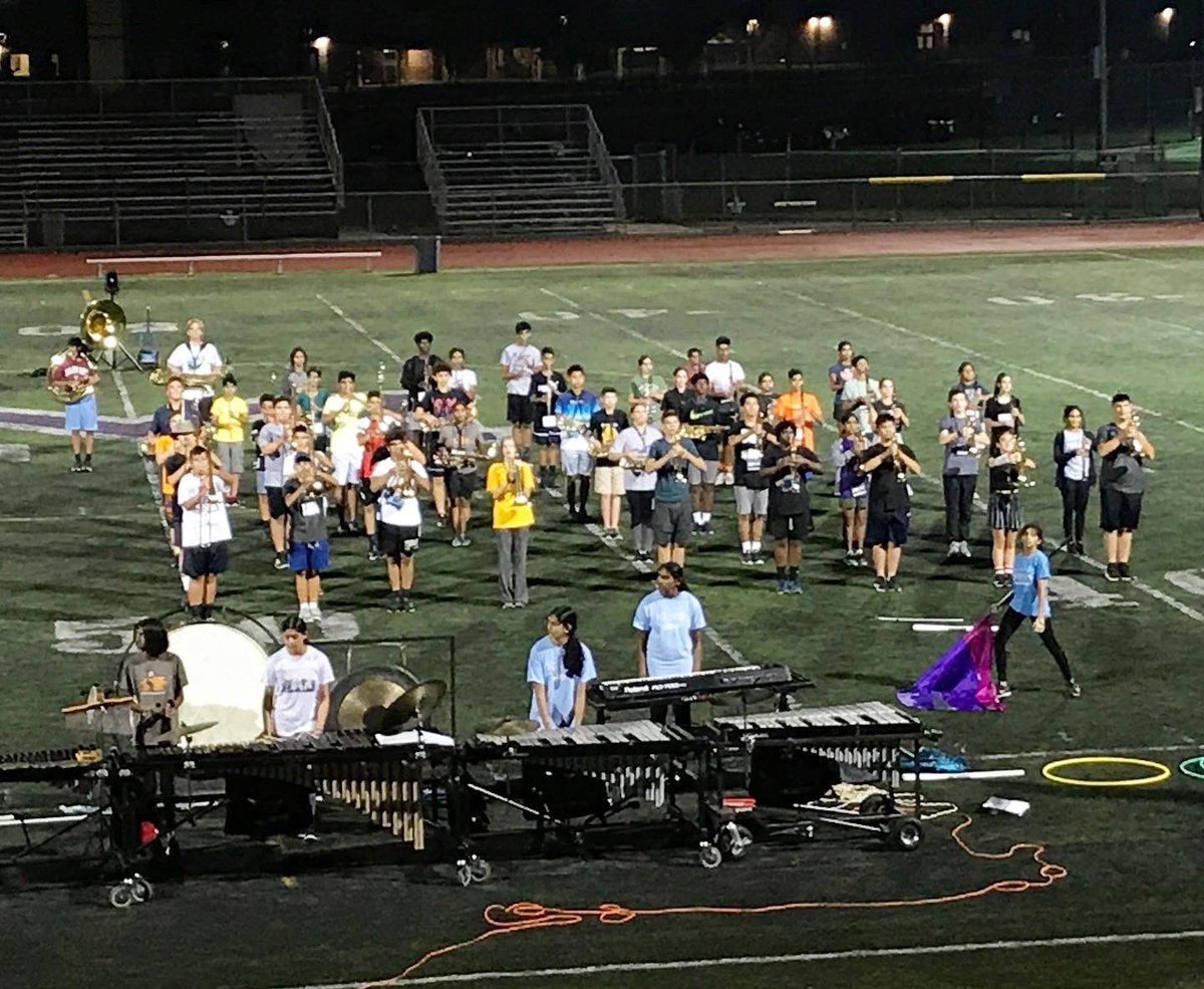 Missed our first performance last week? No worries! Catch us again at our Home game against JP Stevens @ 7 pm, this Friday, September 10th. It’ll also be Senior Night, where we’ll honor all of our senior marchers💜
<a href="/monroetwphs/">Monroe Township High School Falcons</a> @mb_morale #mths #mthsmb #marchingband