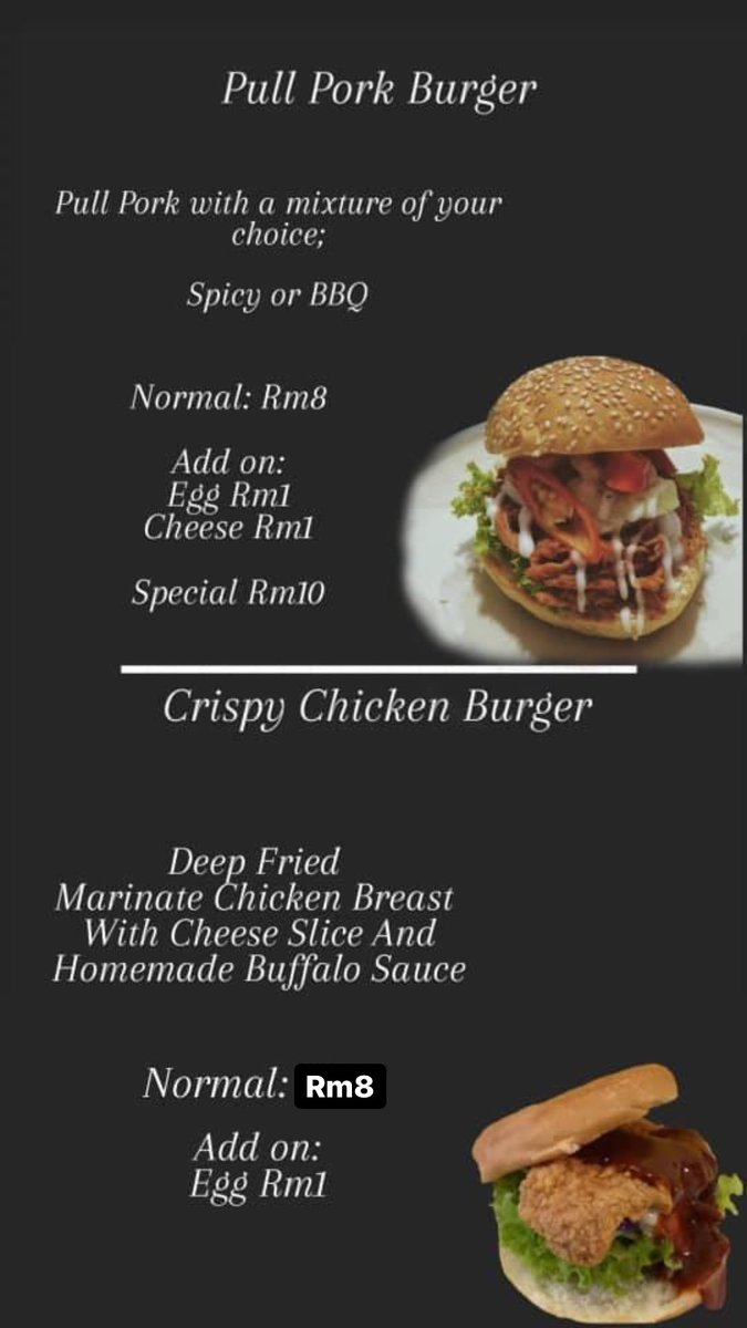 CorneliusTheG's tweet image. Open as usual! #pulledporkburger