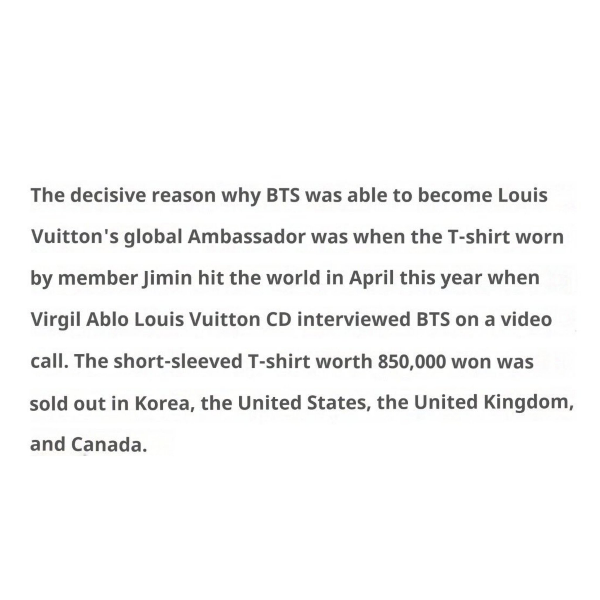 Worn Only Once, Louis Vuitton Clothes For BTS Will Be Auctioned