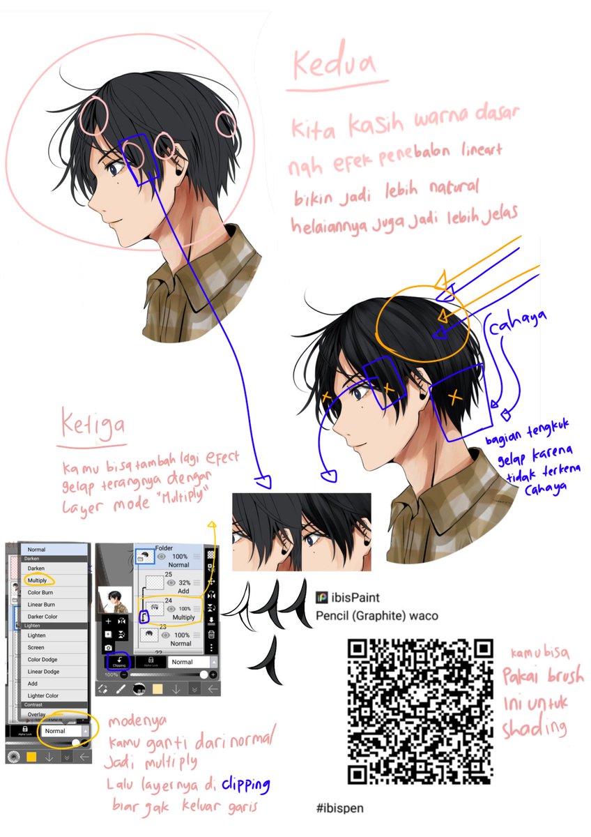 Tutorial sederhana mewarnai rambut dengan IbisPaint X

Ini yang sering aku pakai dari hasil pengalaman aku. Hahaha maaf ya kalo berantakan. 