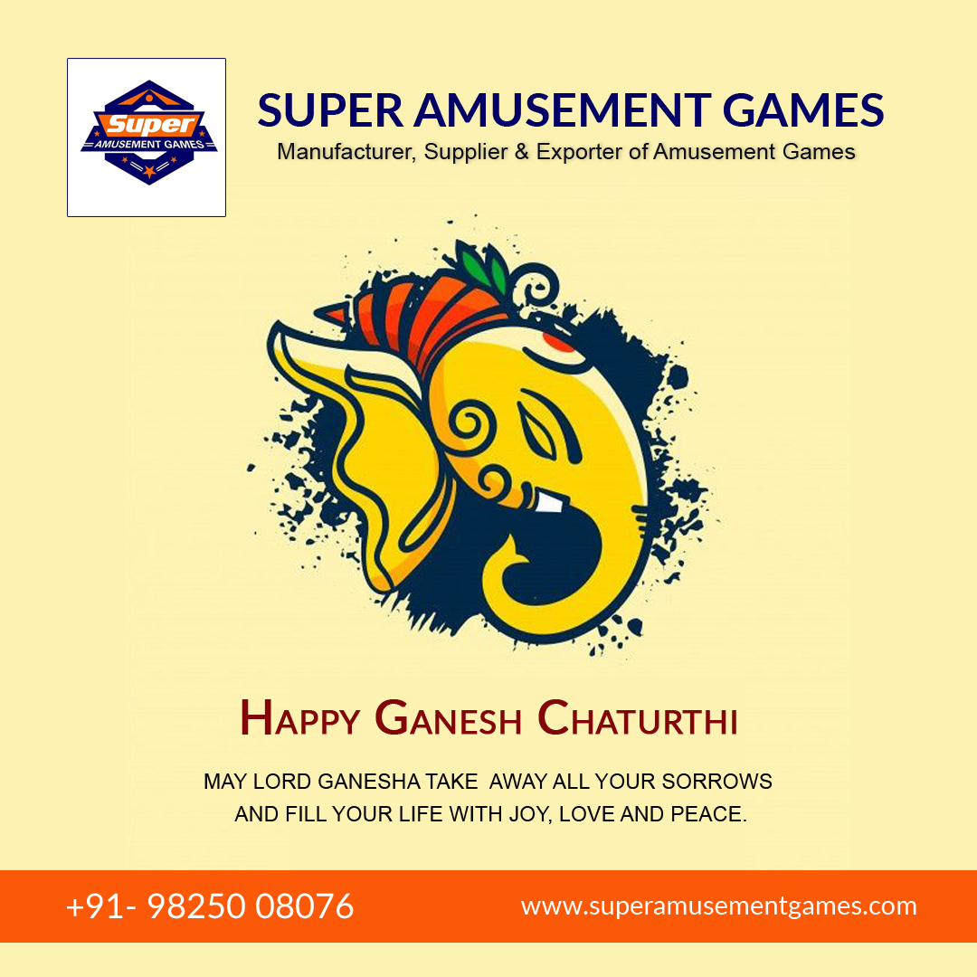amusement_games's tweet photo. We Wish On This Auspicious Occasion Of #GaneshChaturthi Lord Ganpati Visits Our Home and Bless Life Long.
.
𝐇𝐚𝐩𝐩𝐲 𝐆𝐚𝐧𝐞𝐬𝐡 𝐂𝐡𝐚𝐭𝐮𝐫𝐭𝐡𝐢!
.
#GaneshChaturthi2021 #HappyGaneshChaturthi #GanpatiBappaMorya #SuperAmusementGames https://t.co/ucuD6tUm61