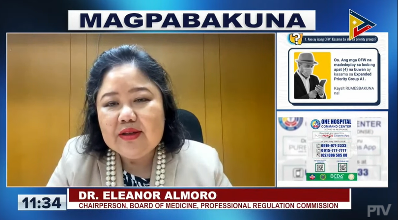 PTVph's tweet photo. PRC Board of Medicine Chair Almoro: It's not true that we cancelled the [licensure] exam in NCR because of the request of certain associations and organizations to postpone the exam. https://t.co/pUNr2s2A36