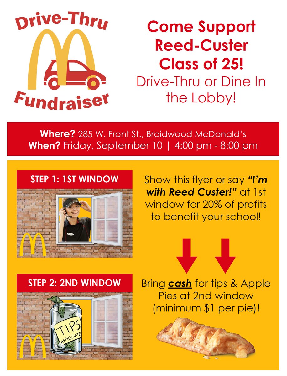 Visit the Braidwood McDonald's tomorrow to support the Class of 2025.