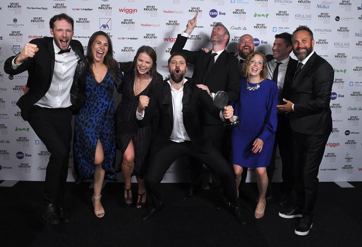 When a picture is worth a 1,000 words 👇 

Agency of the Year ✅
Brand of the Year ✅

#SIAwards2021 #Agencylife #sportindustryawards