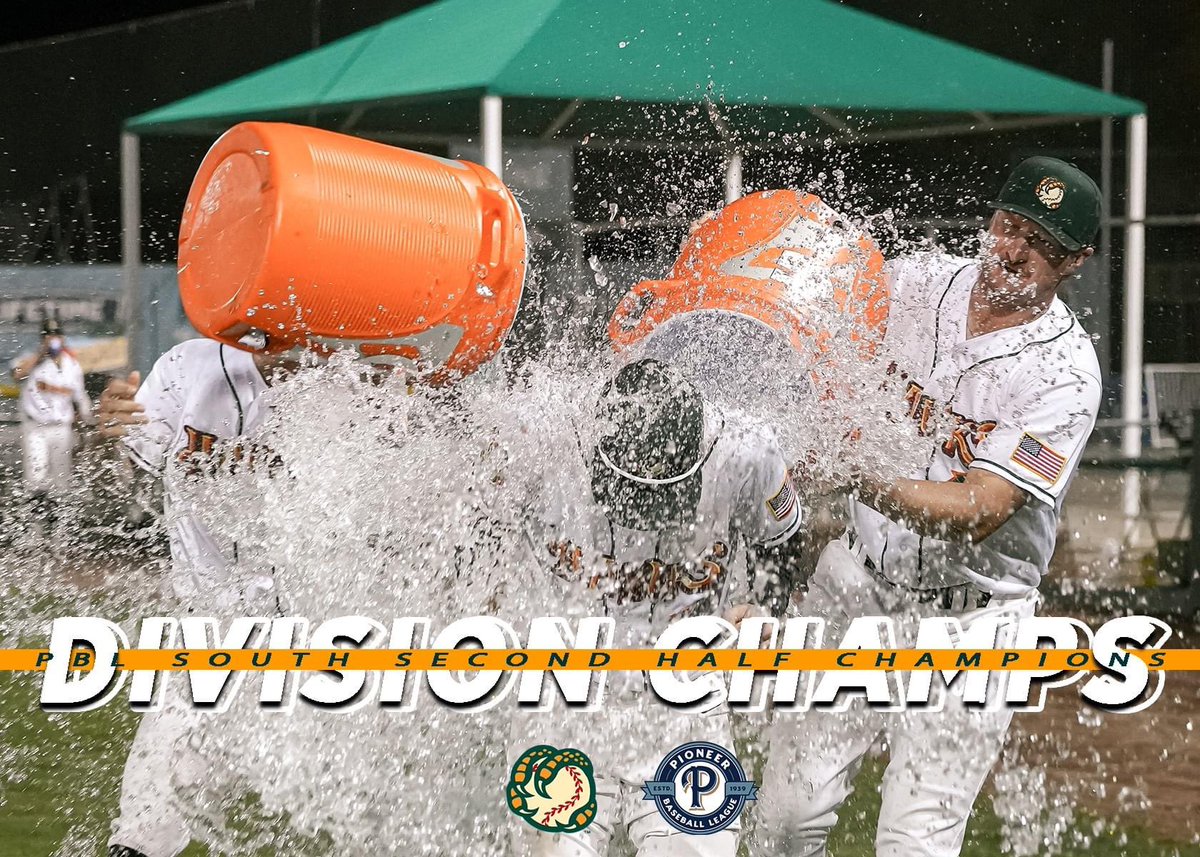 Thanks to our 9-7 win tonight over Ogden, your Boise Hawks are the 2021 PBL Second Half South Division Champions!