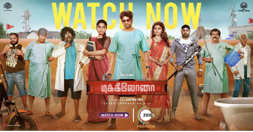 We made #Dikkiloona with a lot of passion, with one aim to entertain you & spread some laughter! Catch #Dikkiloona on @zee5tamil from today bit.ly/Dikkiloona_OnZ… @thisisysr @karthikyogitw @kjr_studios @SoldiersFactory @anaghaofficial @kanchwalashirin @sinish_s @gobeatroute