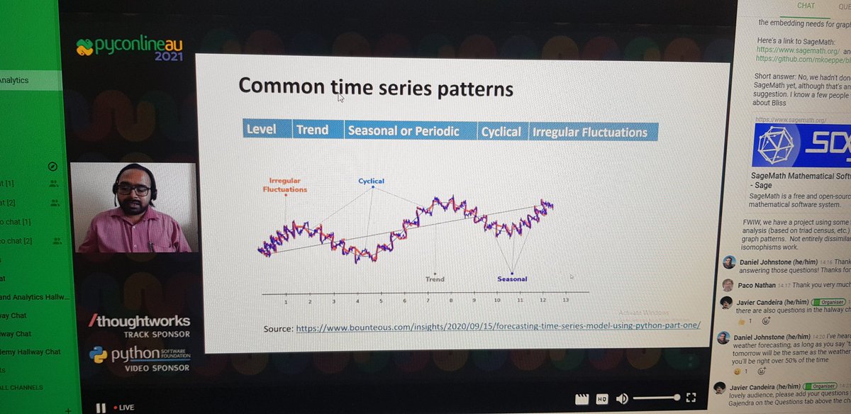 This is a great graphic @gcdeshpandea. Very acessible breakdown of time series forecasting. #pyconlineau
