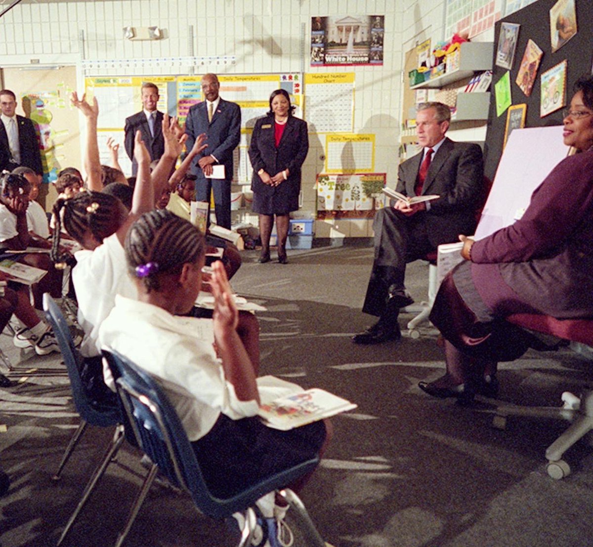 Noel Phillips (@noel_phillips) on Twitter photo Their lives were transformed by 9/11.
20 years ago Srinath Jinadasa escaped the North tower of the World Trade Center.
While Natalia had a front row seat to history, when President Bush was told about the attacks in her classroom.
Their story <a href="/GMB/">Good Morning Britain</a> this morning. #September11 Their lives were transformed by 9/11.
20 years ago Srinath Jinadasa escaped the North tower of the World Trade Center.
While Natalia had a front row seat to history, when President Bush was told about the attacks in her classroom.
Their story <a href="/GMB/">Good Morning Britain</a> this morning. #September11