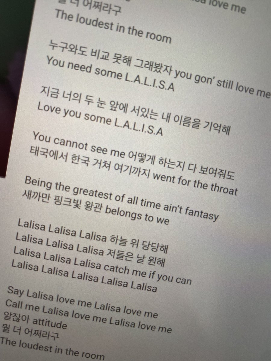 KomsakAddams's tweet photo. เพลงของฉันที่แท้จริงค่ะ ชื่อเพลงก็ชื่อฉัน เนื้อเพลงก็มีแต่ชื่อฉัน ก็ให้ทั้งโลกรู้ไปเลยว่านี่คื��ฉัน ดีมาก ทับใจ #TodayIsLalisaDay https://t.co/xHhAy3msYs