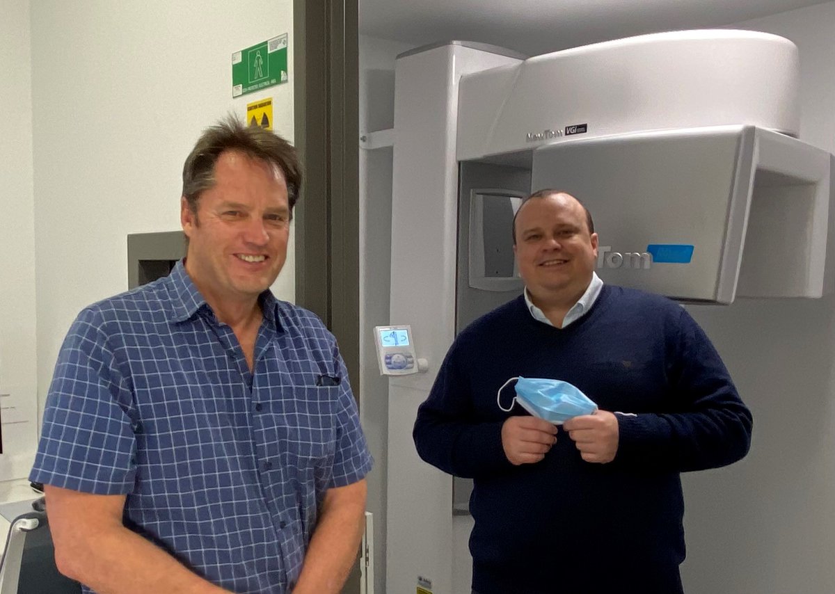 InlineSystems's tweet photo. Congratulations to Trent Ballard and the team at Port Macquarie Orthodontics on the delivery of their #Newtom VGi evo CBCT unit.  
#WhatsNext #dentalimaging #conebeamct #dentistry #cbct #dentalct #cefla #dental #orthodontics #invisalign #dentaltechnology #vgi
@Cefla_Group https://t.co/CMD0hHTfOD