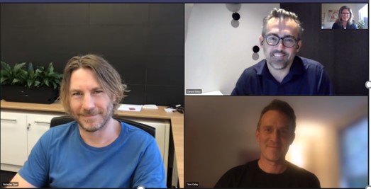 NEW PODCAST: Synchron co-founders Assoc Professors <a href="/tomoxl/">Thomas Oxley</a> &amp; Nicholas Opie update our hosts <a href="/CaroDuell/">Caroline Duell</a> &amp; <a href="/DrGerardGibbs/">Dr Gerard Gibbs</a> on their 🇦🇺breakthrough medtech device helping people with paralysis to communicate by controlling digital devices with their thoughts! apple.co/2YKwgzh