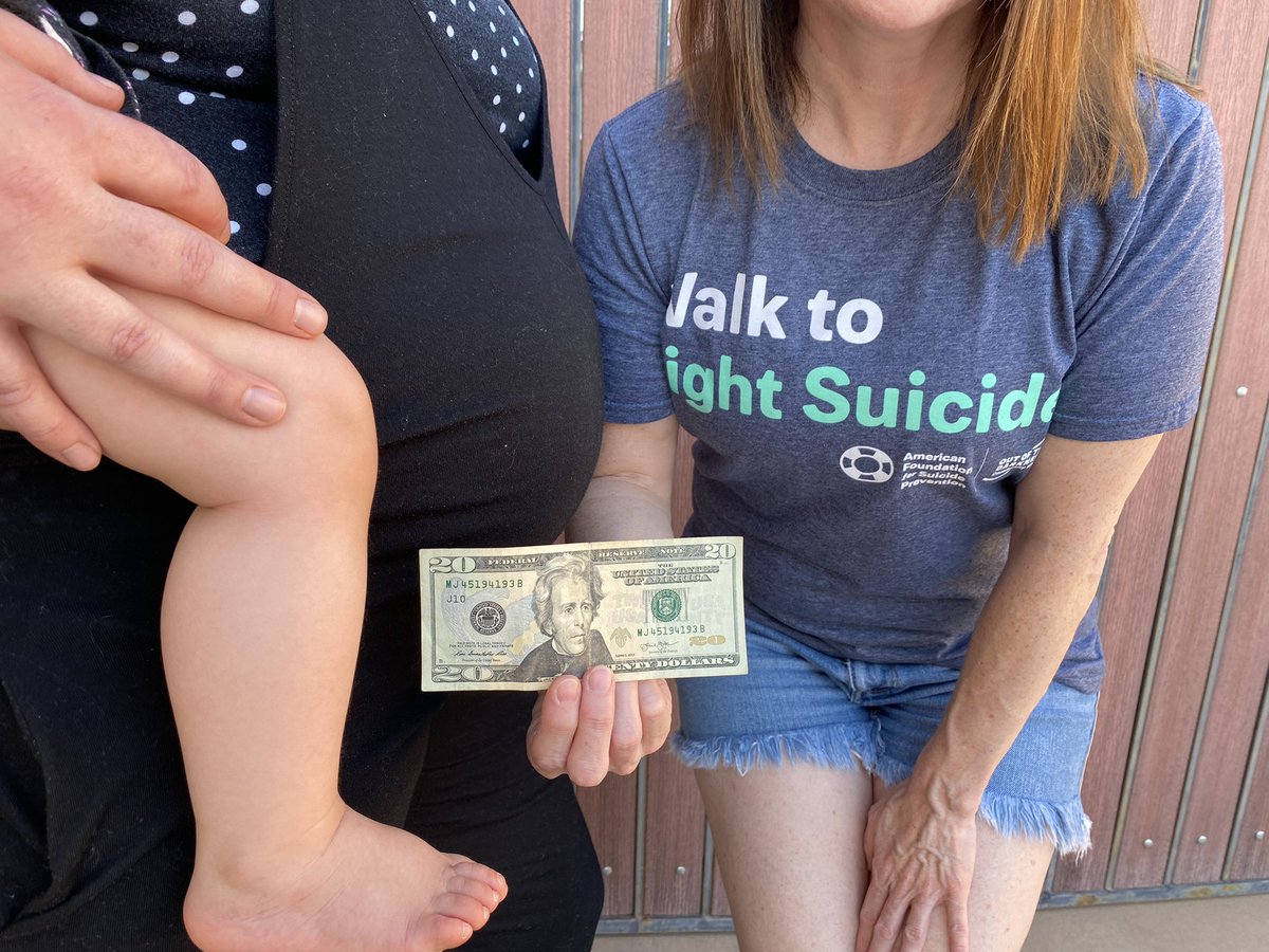 ericamcbeth's tweet image. I have challenged myself to raise $200 in 10 days by asking 10 people for $20 over the next 10 days.

Today's challenge:  Ask a friend. My friend, Katie’s brother died by suicide. Today, this $20 is from Katie’s children who never got to meet their uncle. 
supporting.afsp.org/index.cfm?fuse…