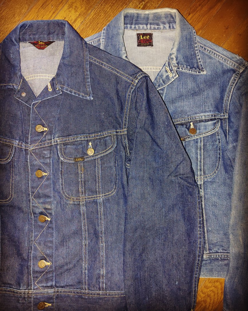 YosukeFunabashi's tweet photo. Vintage 1950s Lee Denims!

#706union 
#50sstyleclothing 
#elvispresley 
#lee101j 
#lee101b 
#deadstock 
#下北沢 https://t.co/iL6f0Bz9oU