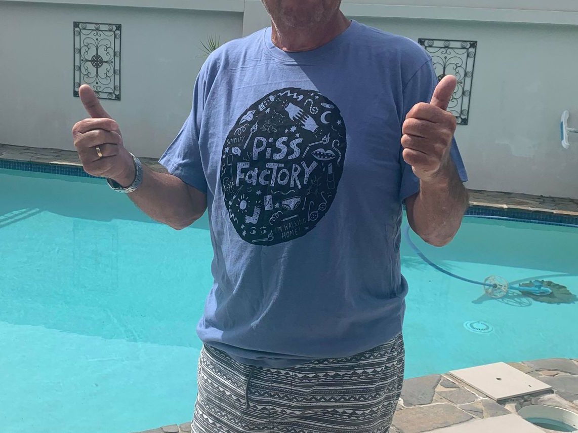 first t-shirt sale in a year to scout's dad