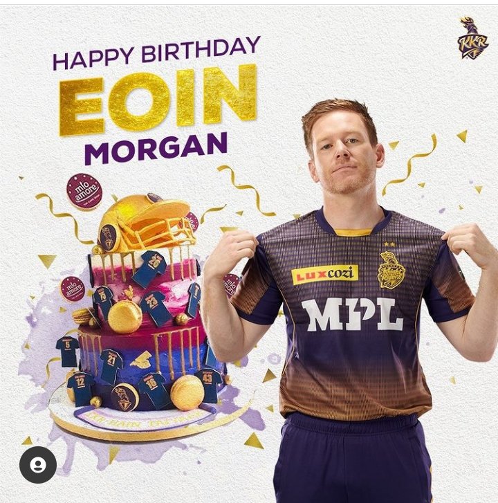 Happy Birthday to England\s World Cup winning captain, Eoin Morgan. 