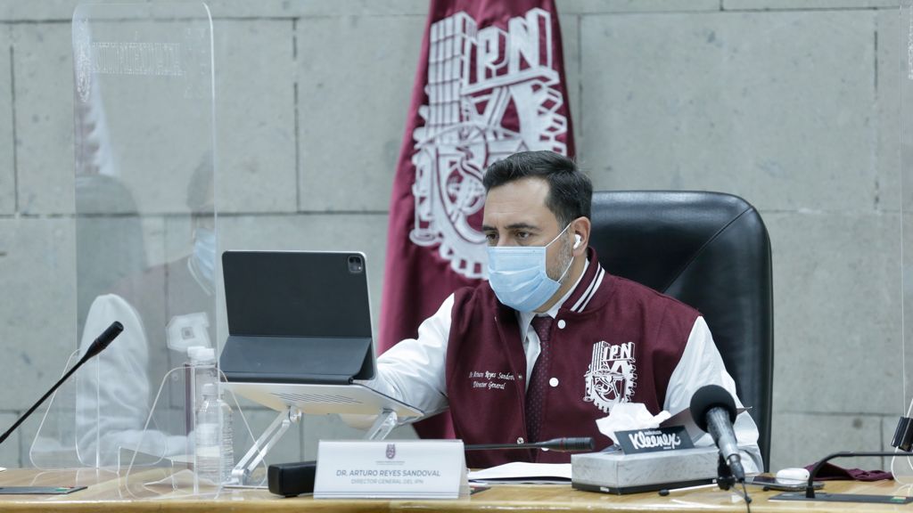 IPN_MX's tweet image. Con un mensaje final, el Director General del IPN, @ArturoReyesS_, destacó que a partir de una iniciativa de la #ComunidadPolitécnica y sus representantes se manifestó el rechazo a una iniciativa que pretende decirnos qué debemos de cambiar como institución.