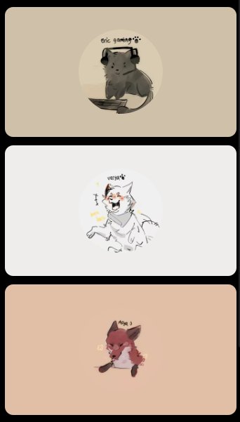 my friends using the doodles i made for them as their pfps make me so happy ;;;; eueu 