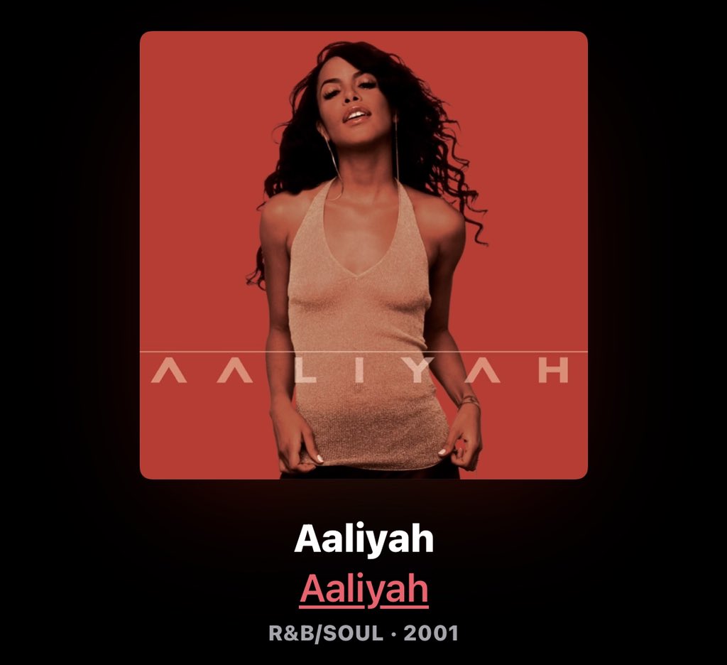 PopWrapped's tweet photo. Aaliyah’s 2001 self-titled album took less than 10-minutes to enter the iTunes Top 10 Albums, &amp; less than 1-hour to enter the iTunes Top 5. Her staying power more than 2-decades later is undeniable. The album has already sold more than 13-million copies worldwide. #AaliyahIsHere https://t.co/oayTjU67e1