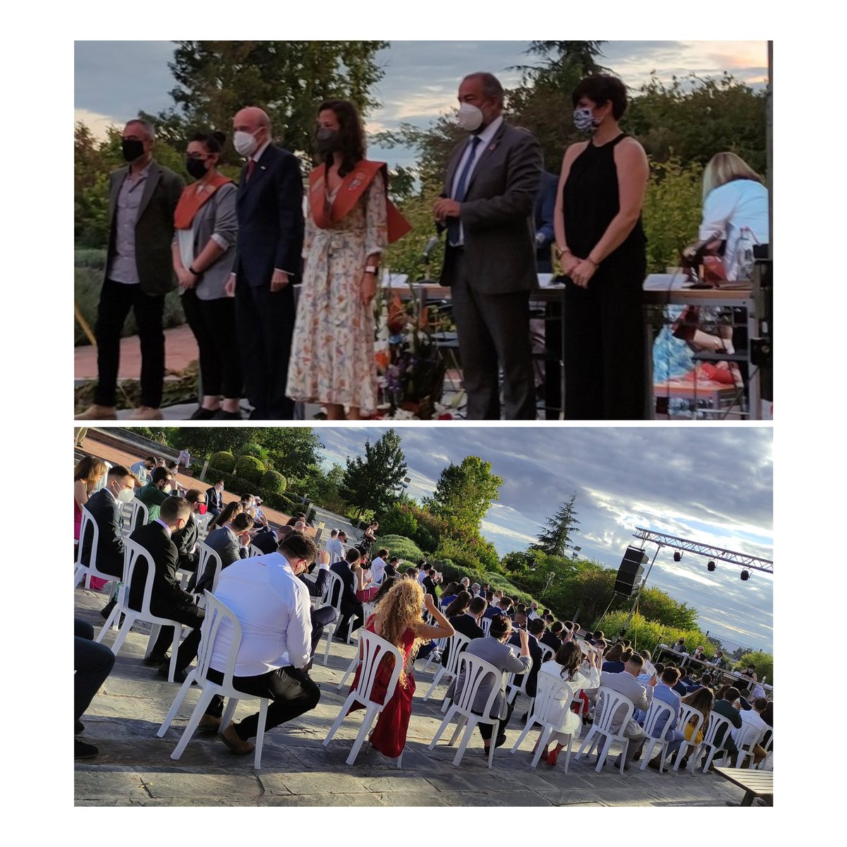 Ayer asistí a graduación en <a href="/EtsiamAb/">ETSIAMB ALBACETE</a>. Enhorabuena a las personas q se graduaron y a sus familias. Me siento muy orgulloso de vosotros. Gracias a vuestra directora y a todo el PDI y PAS por la invitación. Enhorabuena a vuestro Padrino, Rafael Torres presidente de <a href="/GlobalcajaHXXII/">Fundación Globalcaja HXXII</a>