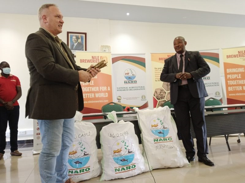 “In the past years, cassava has been produced in Uganda specifically for food as well as distillation of ethanol. So in this partnership, we expect to boost cassava production from 6 metric tonnes per hectare to 50 or 25 metric tonnes per hectare.' - @NARO_DG
