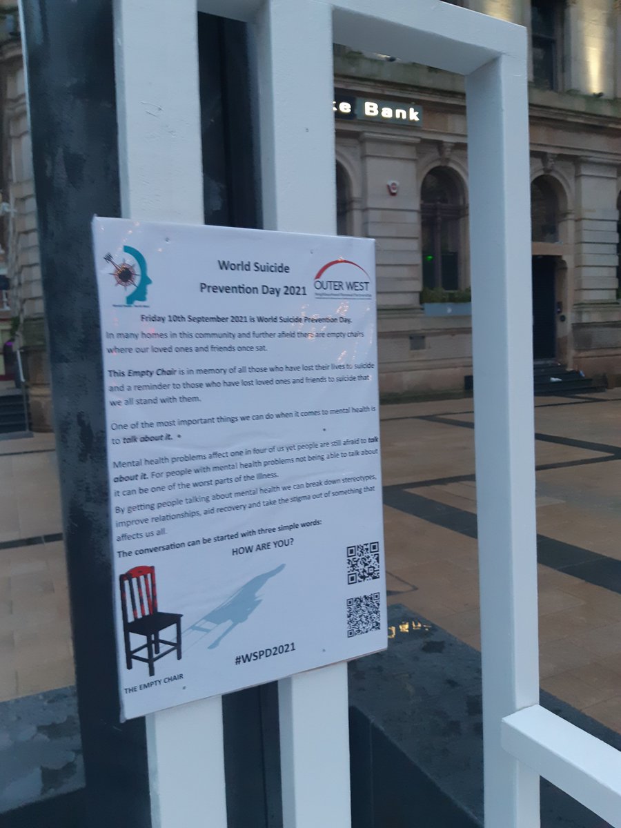 It's World suicide Prevention day #WSPD 
Take a moment of reflection for those who have lost their lives to suicide. Ask yourself what can I do? 
You can:
Be kind
Be there for someone 
Ask someone how they are, and listen.
Support organisations such as <a href="/Derrysams/">Derry Samaritans</a> or <a href="/Foylerescue/">Foyle Search& Rescue</a>