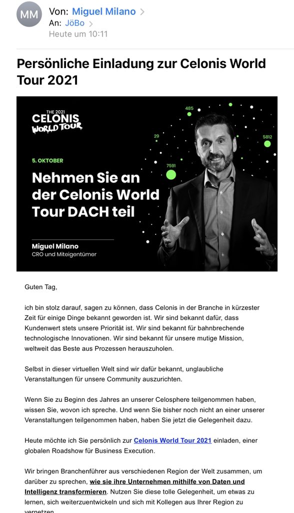 Bollow's tweet image. Can‘t wait for this years @Celonis World Tour. @alexanderrinke and the great #Celonauts! #processmining #executionmanagement #data #business #Intelligence #SaaS