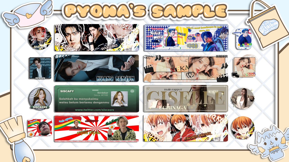 babyie's tweet image. rt will be appreciated &amp;lt;3 

Hai, aku open layout, pinned png, watermark, bisa commiss juga. Katalog ada di pinnedku kalo mau order langsung send form lewat dm ya. Thank you so much! 🐰💗 #zonauang #zonaba