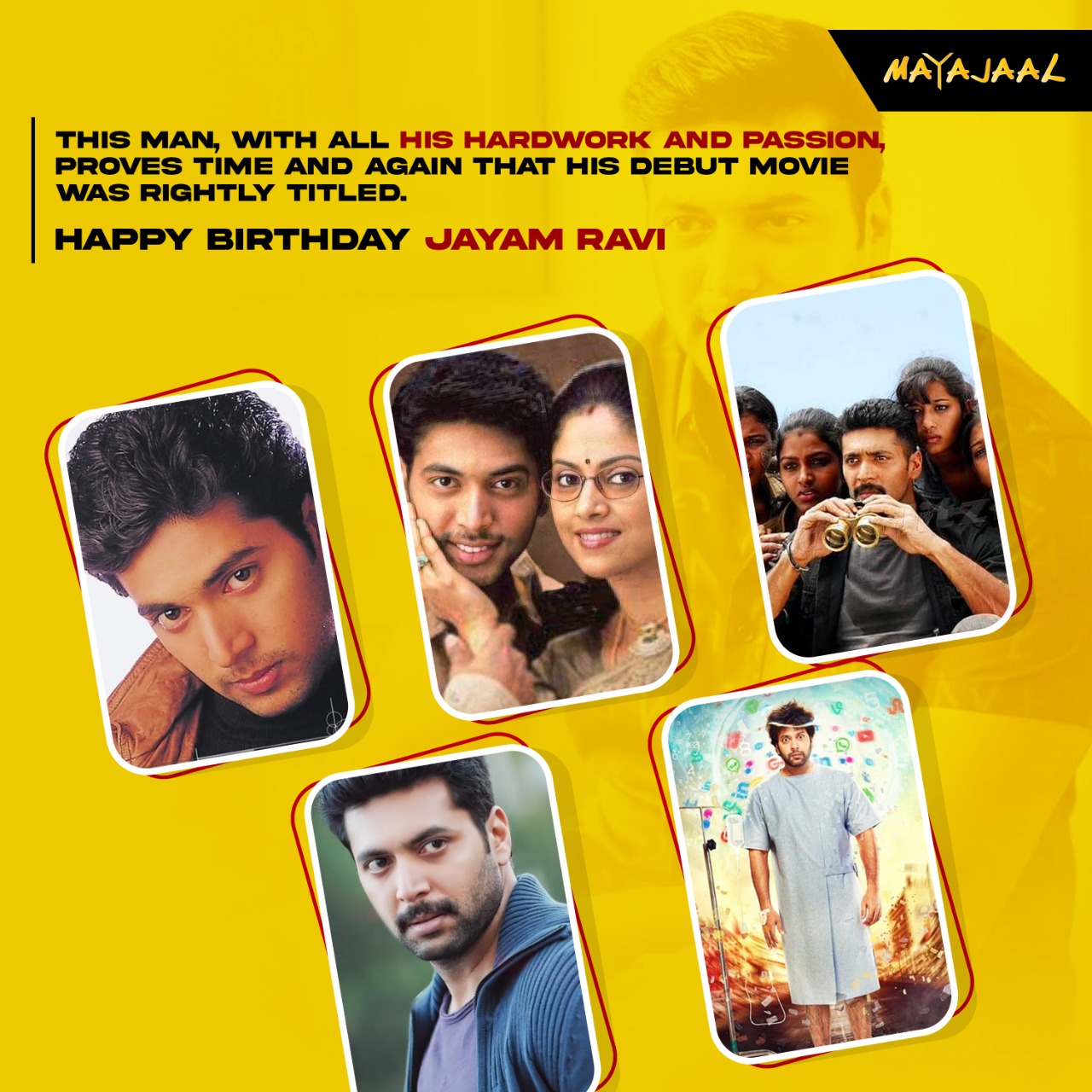 Happy Birthday, Jayam Ravi.    