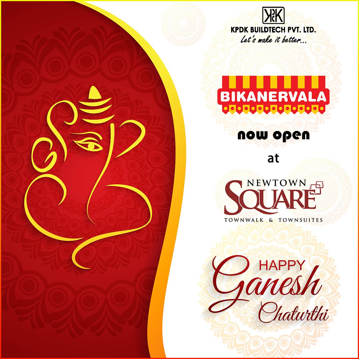 KpdkBuildtech's tweet image. May the lord keep you and your family safe and remove all impediments. Happy Ganesh Chaturthi ! #kpdkbuildtech #newtownsquare #commercial #projects #commercialproperty #HappyGaneshChaturthi