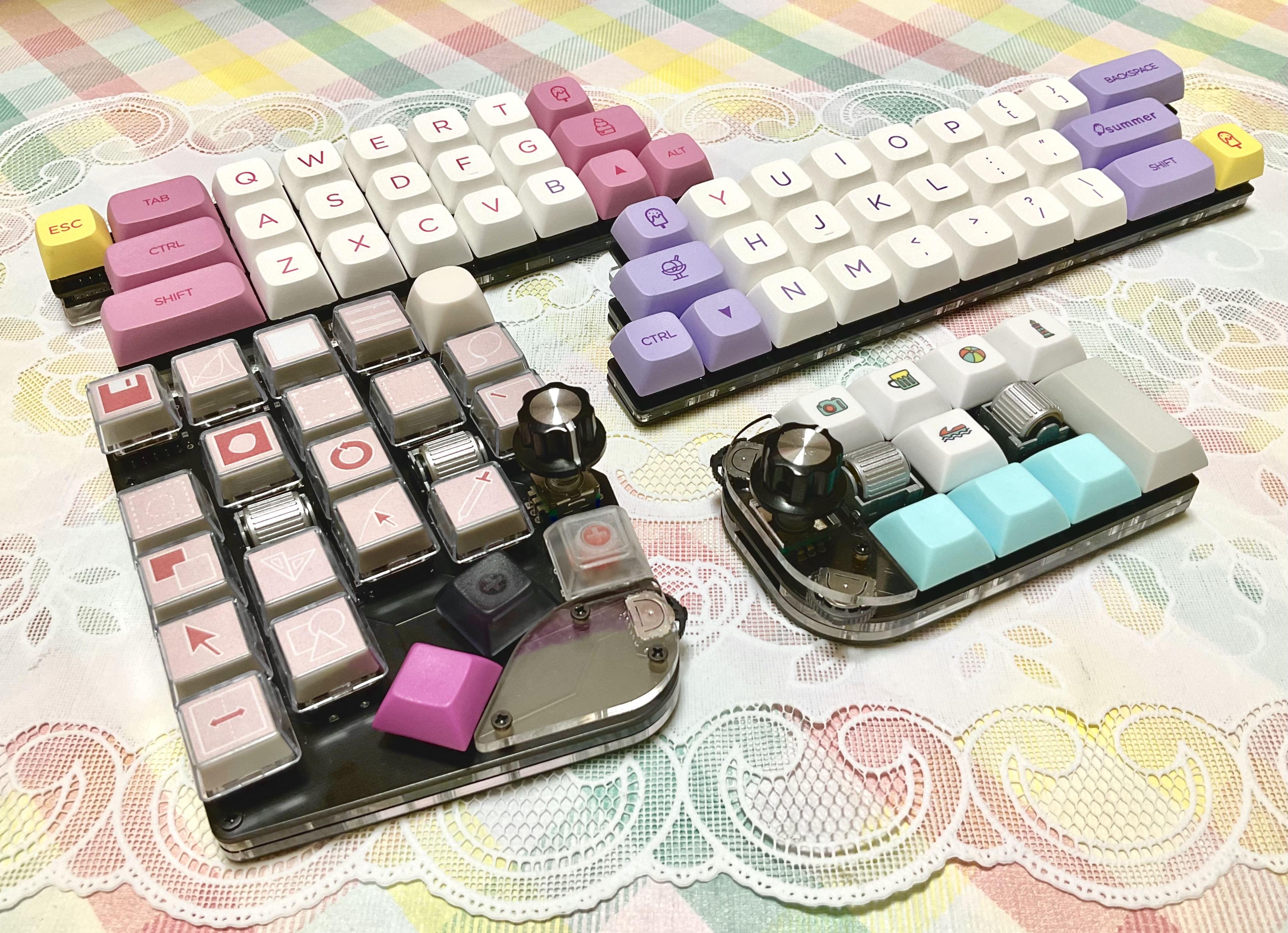 Handyman マクロパット 自作キーボード 左手デバイス 委託】Handyman マクロパッド