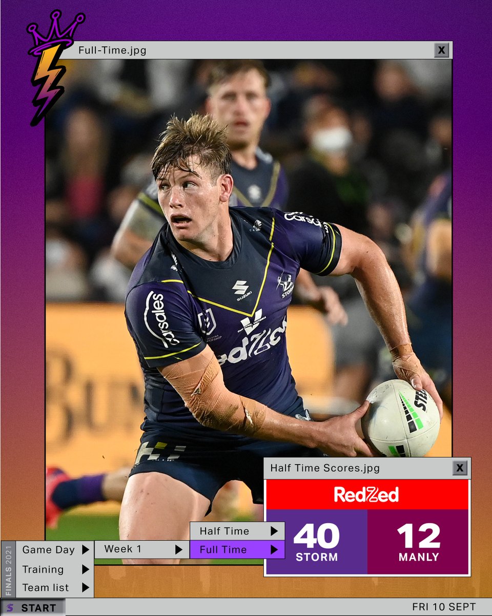 We're into a prelim!!!!!!

<a href="/RedZedAustralia/">RedZed Lending Solutions</a> | #PurpleReign