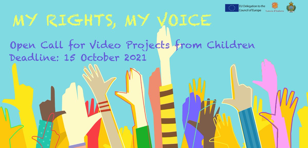 Only 5 weeks are left to submit your video project on children's rights! 📽️👦👧🧒 Are you between 10 and 17 ? Take the opportunity 👋, get creative 💡! We want to make your voice heard in the world 🌍 #StrongerTogether Check out 👇 eeas.europa.eu/delegations/co… @AndorraCoe