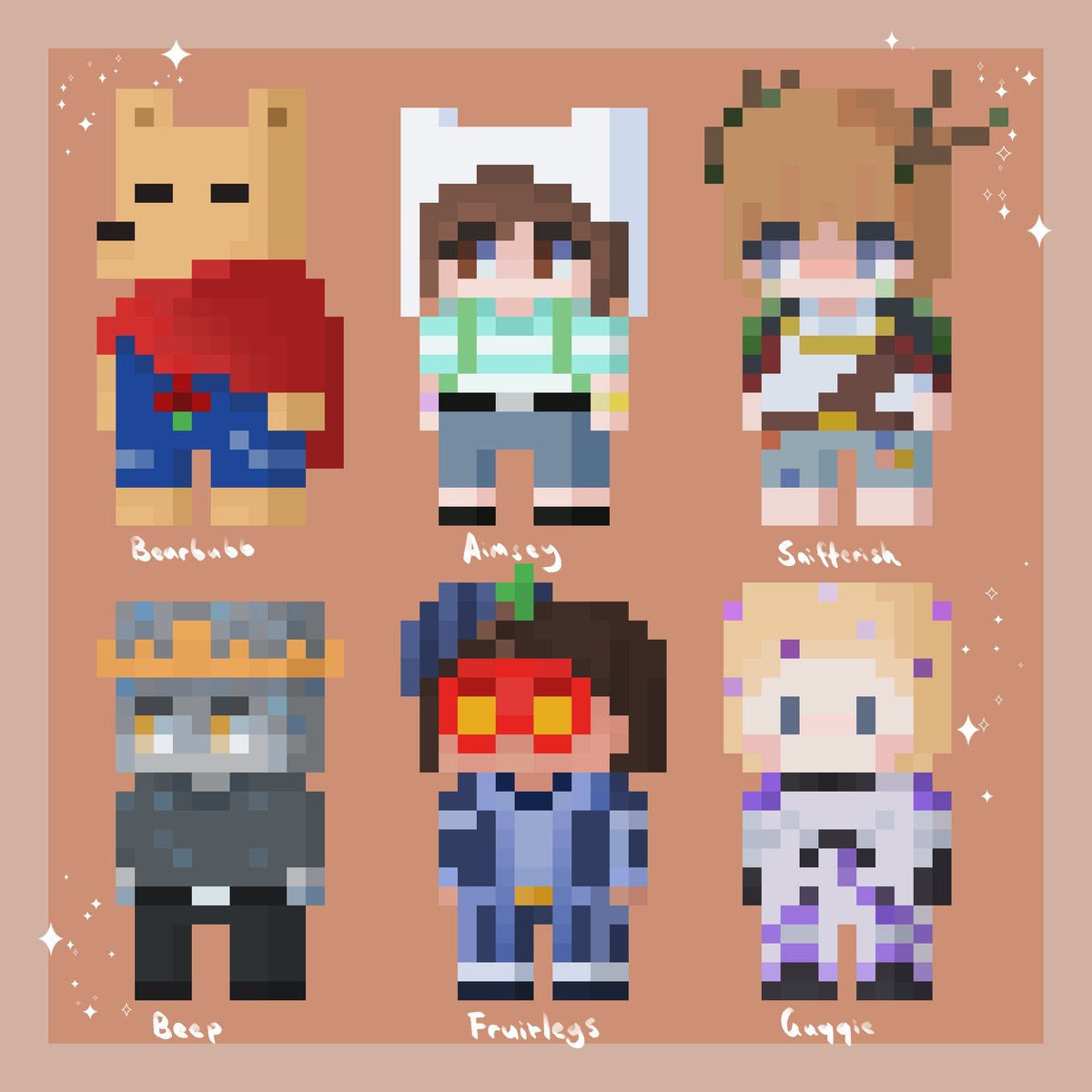 floxbane's tweet image. Bearsmp pixel art #1 :]
#bearsmpfanart #bearbubbfanart #aimseyfanart #snifferishfanart #tubbofanart #fruitlegsfanart #guqqiefanart
