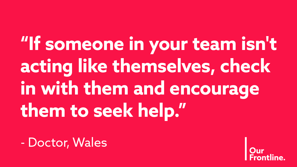 OurFrontlineUK's tweet photo. Take a moment this #WorldSuicidePreventionDay to check in with your colleagues.

It's not always to tell how someone is coping &amp; stress on the frontline affects everyone differently. If you're worried that they're struggling, let them know we're here 24/7 >https://t.co/ZfgBwKXJVC https://t.co/jPaCaAqXzs