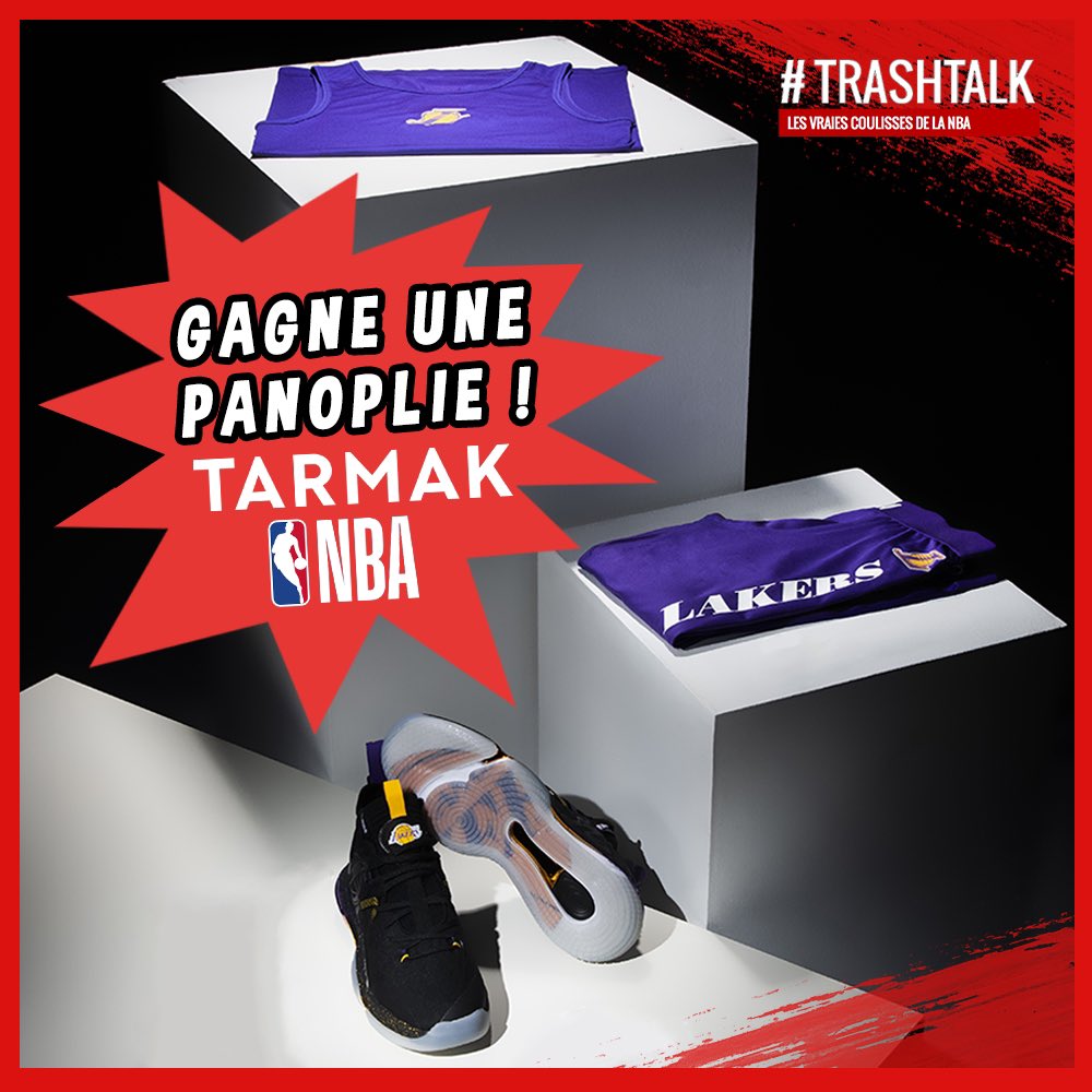 🎁 JEU-CONCOURS 🎁

Pour la rentrée, faut s’équiper !

🚨 GAGNE 1 PANOPLIE TARMAK x NBA DE LA FRANCHISE DE TON CHOIX! 🚨

⁃1 paire de chaussures
⁃1 sous-maillot
⁃1 sous-vêtement bas 3/4

Pour participer :

1⃣ RT CE TWEET
2⃣ FOLLOW @TRASHTALK_FR + @DECATHLON

TAS LE 17/09