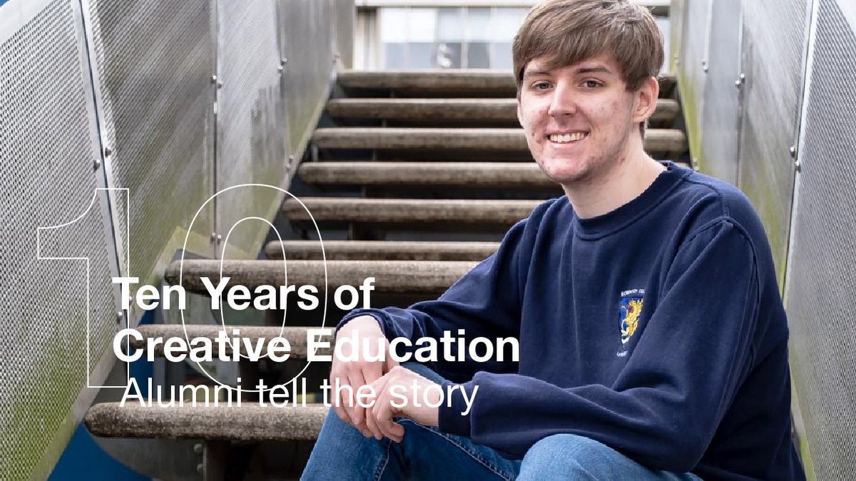 Today we are celebrating 10 years of @CreativeEdTrust. A new publication honours #CreativeEducated #alumni from across the Trust. Our own alum, Sam, left Lynn Grove in 2018 and is now studying @RobinsonCamb #Cambridge. Read his story: knowledgeconnected.org.uk/TenYearsAlumni