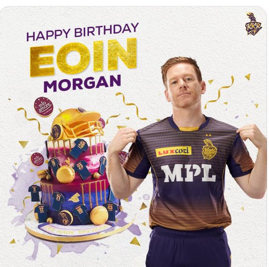 Happy birthday EOIN MORGAN 