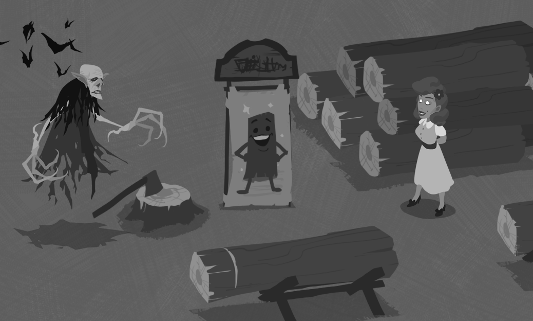 BreadcrumbsInt's tweet photo. With all the attention focused on yesterday's awesome trailers, this will probably go unnoticed. Anyway, here's a small teaser concept of our next game! #monstersneedtherapytoo #gamedev https://t.co/Roaq9blYUv
