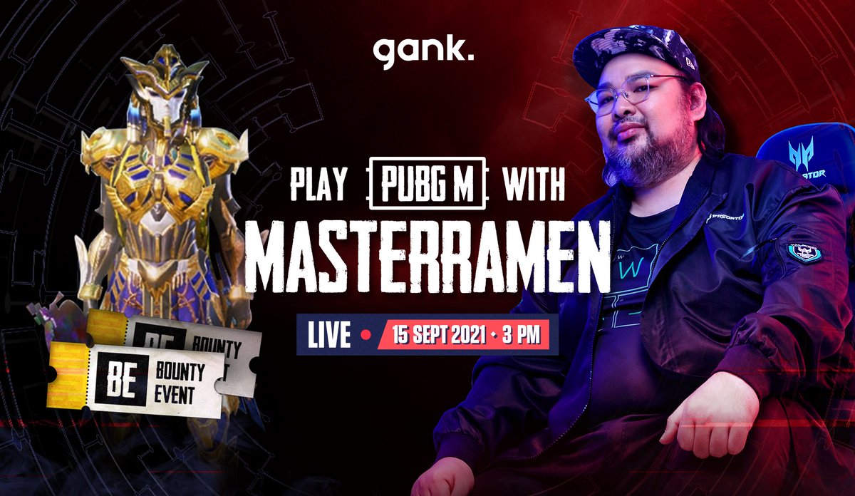 ganknow's tweet photo. 🎮 𝗠𝗮𝘀𝘁𝗲𝗿 𝗥𝗮𝗺𝗲𝗻 𝗕𝗼𝘂𝗻𝘁𝘆 𝗘𝘃𝗲𝗻𝘁 𝟮🎮
Following the success of the first Bounty Event, we are back with a second round with @ramenfirdaus !! Win up to RM50 worth of UC in PUBGM! 💵
Date : 15th Sept (Weds)
Time : 3pm (GMT +8)
#ganknow #masterramen #gamepal https://t.co/4ku1thi5in
