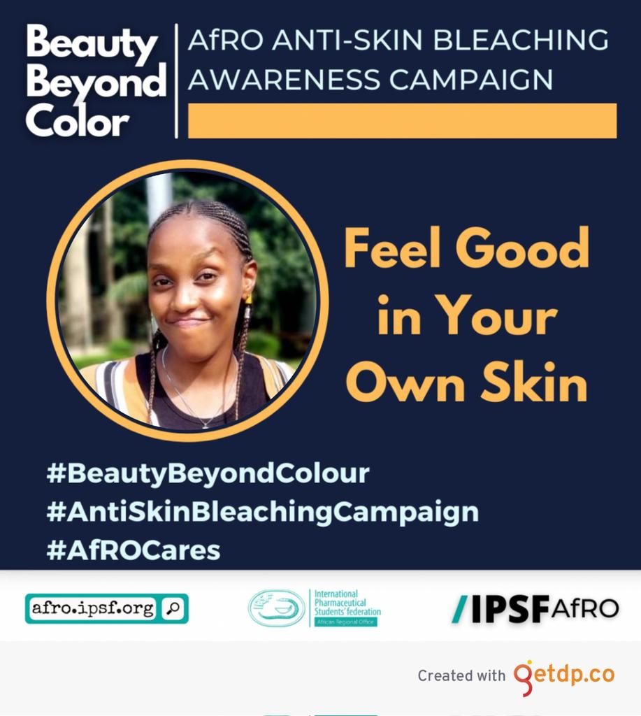 Beauty has no skin tone.
@IPSFAfRO 
#AntiSkinBleachingCampaign
#BeautyBeyondColour
#AfROCares
@UpsaUganda 
@Marvelmuzik 
@AngellaMumbejja