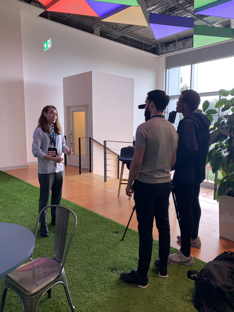 stack_fest's tweet image. Lots of activity on site and interviews with @staffsunildn’s esports lecturer, David Cuming, chatting all about esports careers with @Hicamo_UK. #stackfest