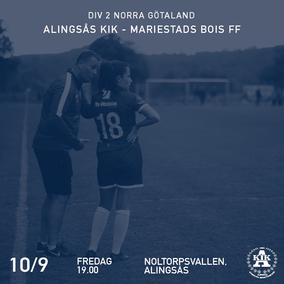akikDAM's tweet photo. Idag är det kvällsmatch på Noltorpsvallen då Mariestad gästar oss i seriens sjätte omgång. Solen skiner, fikat är på sin plats - så välkommen ner på fin fredagsfotboll!

Matchvärdar på plats är Putsa och Börjessons Bil. Putsa har dessutom ett trevligt erbjudande till publiken! https://t.co/NlYqAAEZAN