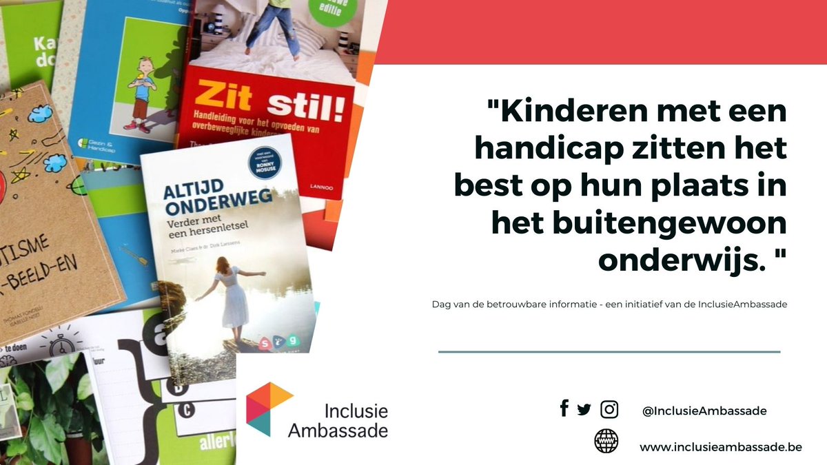 Is deze stelling juist of fout? Wat denk jij? Geef jouw mening over deze stelling (en negen andere) over handicap via deze survey: bit.ly/3lb0p28 
Op 16 oktober, de Dag van de Betrouwbare Informatie, kom je te weten wat de Vlaming denkt over handicap.