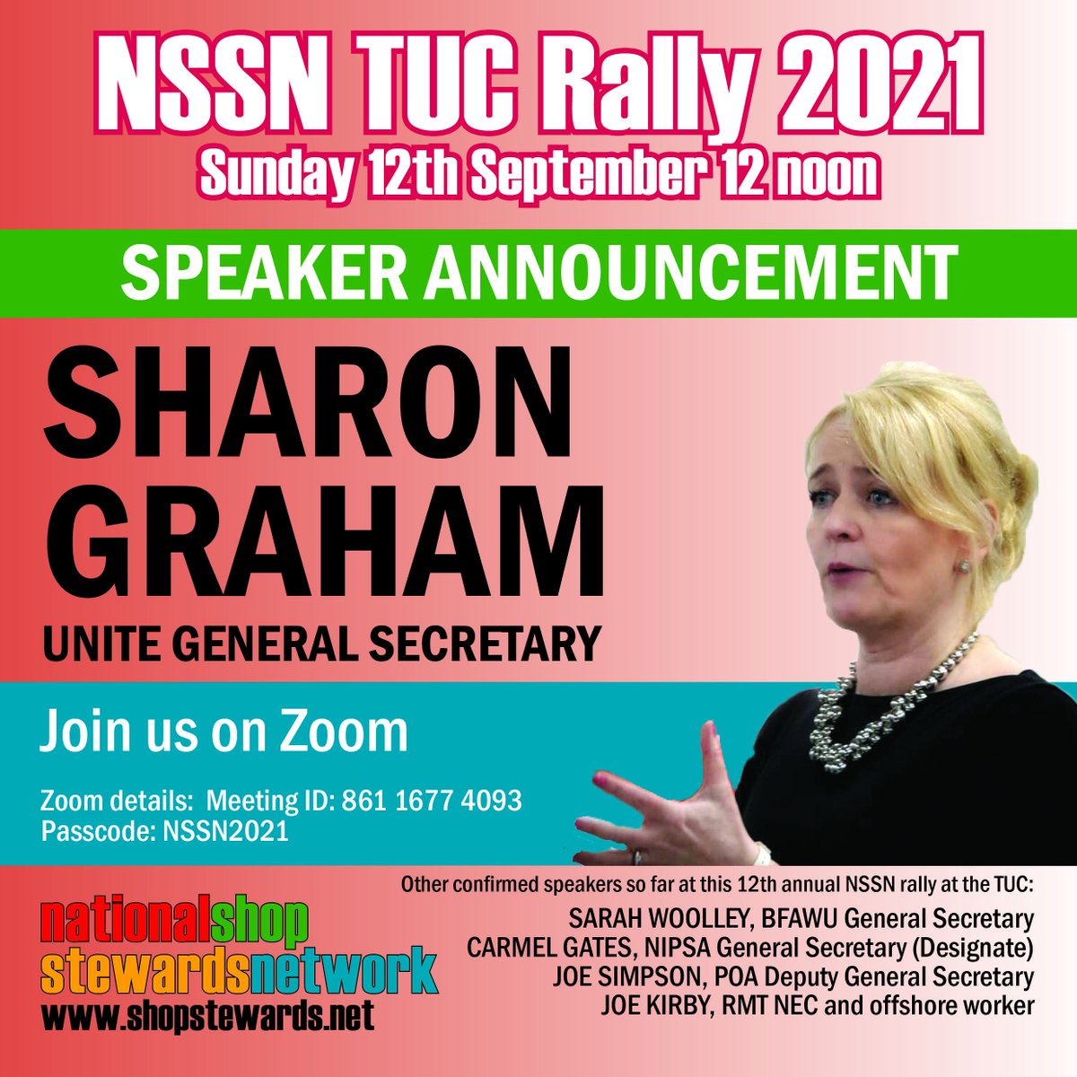 Your weekend plans should include this!
Hear activists from around the country and Unite General Secretary @UniteSharon at the annual @NSSN_AntiCuts TUC meeting: housingworkers.org.uk/readevents.htm… #housingworkers #TUC21 #TUC2021