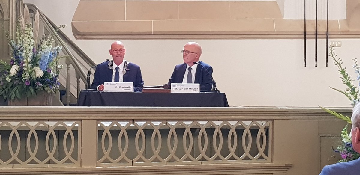 Bort Koelewijn is begonnen aan zijn laatste raadsvergadering in Kampen