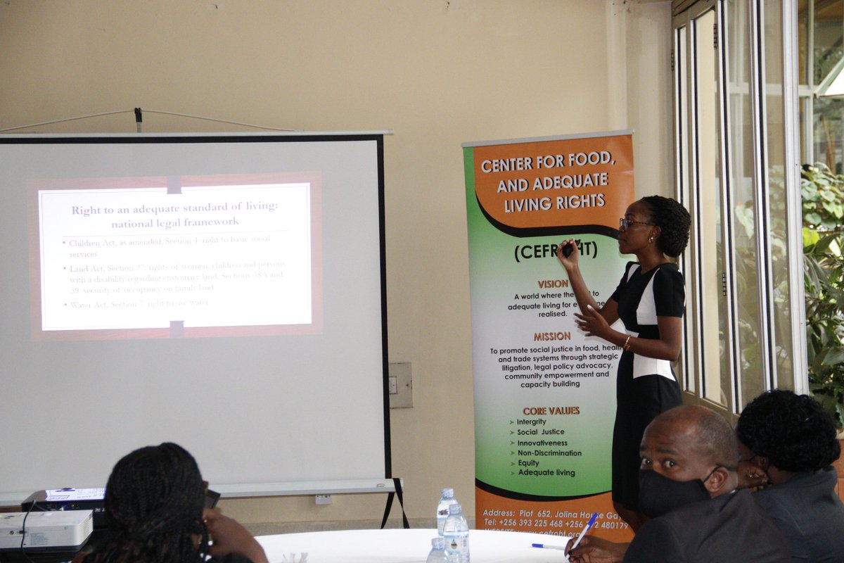 CefrohtUg's tweet photo. CEFROHT this morning held a meeting with magistrates, Judicial Training Institute , academia and other consultants to validate a manual for magistrates to use the the Human Rights (Enforcement) Act 2019 in promoting adequate living Rights and sustainable access to justice. https://t.co/uLDM3SkeXB