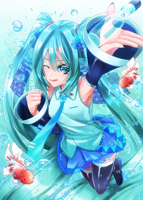 ラム音ミク🥤
#初音ミク 